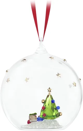 Vista 3 de Swarovski Decoración y regalos de bola de árbol de alegría navideña