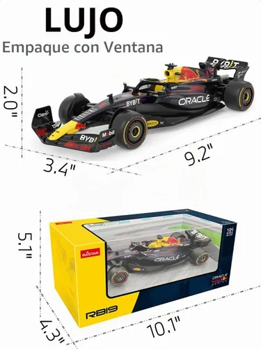 Vista 5 de RASTAR 1/24 - Modelo de automóvil fundido a presión con licencia oficial para RedBull F1, azul oscuro