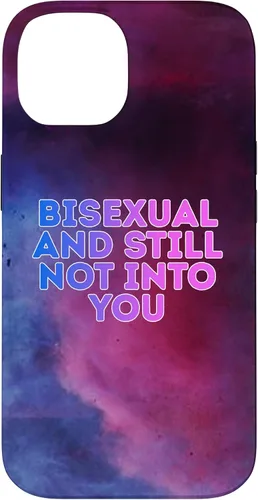 Vista 4 de Bisexual and Still Not Into You Bi Flag Pride Equality Humor Case for iPhone 17