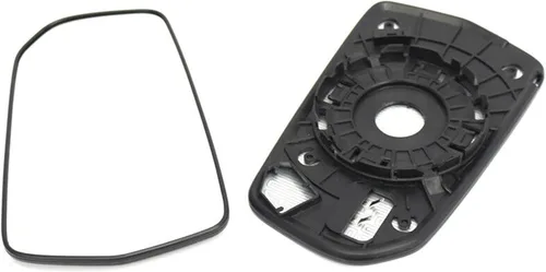 Vista 3 de Espejo retrovisor calefactable de vidrio con placa trasera izquierda para conductor izquierdo y lado derecho del pasajero derecho compatible