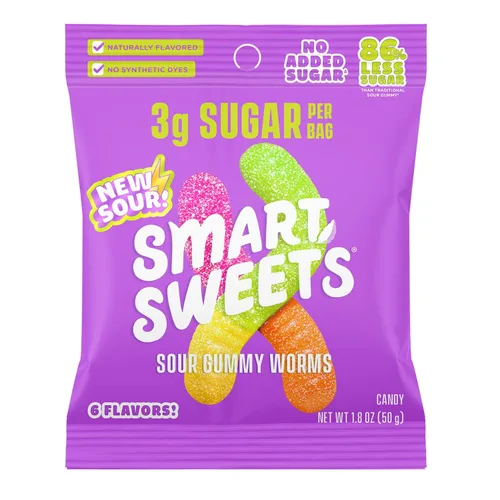 Vista 18 de SmartSweets - Paquete variado para adultos, dulces con bajo contenido de azúcar y calorías, idea de regalo de Año Nuevo, paquete de cuidado