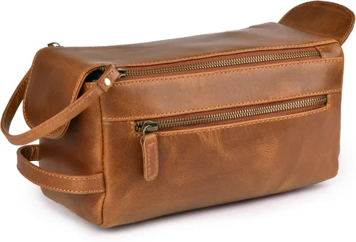 Vista 14 de LEATHER VILLAGE Kit Dopp 2, Negro carbón