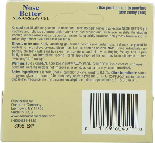 Vista 3 de Nose Better Gel de alivio aromático no graso, 0.46 onzas