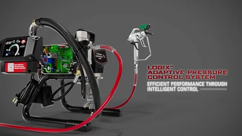 Vista 5 de Titan Impact X 440 Pulverizador de pintura sin aire eléctrico, 3300 PSI, control de presión adaptativo, patín