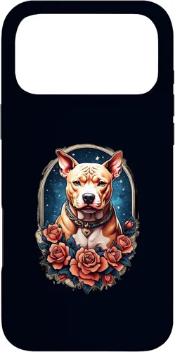 Vista 21 de Funda estilo vintage para iPhone XS Max Pitbull Dog Tattoo Art Vintage Old School