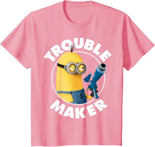 Vista 63 de Despicable Me Minions Kevin Fabricante de Problemas Gráfico Camiseta Negro