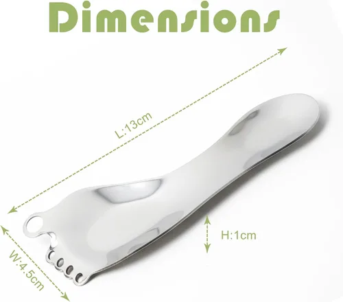 Vista 9 de Zester profesional de cítricos de limón con cuchillo de canal, pelador de queso de acero inoxidable, plateado