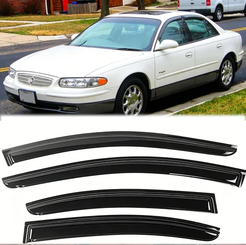 Vista 17 de Deflectores de viento para ventana lateral a prueba de lluvia para Chrysler Sebring 2007-2010; Chrysler 2000 2011-2014, juegos de protectores