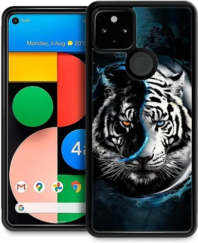 Vista 303 de Compatible con Google Pixel 4A 5G Mobile Case Creative Acrylic Panel trasero Silicona Protección Grip especialmente diseñado para Google Pixel 4A 5G