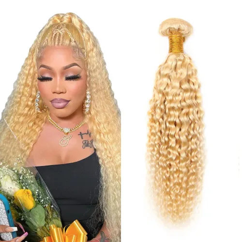 Vista 235 de 300g 1B27 Human Hair Bundles Honey Blonde Bundles Human Hair 10A Brazilian Virgin Remy Hair Extensions 8 10 12 Inch