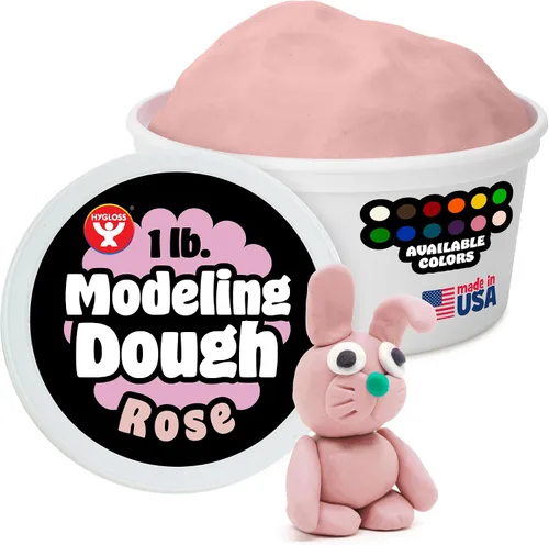 Vista 9 de Hygloss Masa de Modelado para Jugar para Niños – Masa Sensorial Segura y No Tóxica para Artes y Manualidades – Tubo de 1 lb – Arcilla de Jugar