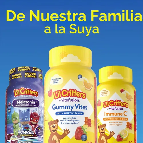 Vista 6 de L'il Critters Kids Omega 3 Gummies 120 gomitas de vitaminas