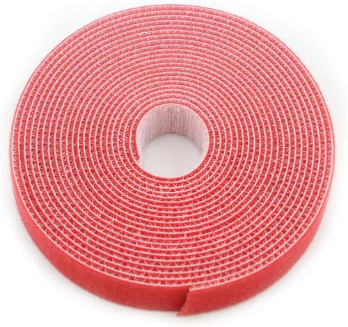 Vista 18 de Cinta de velcro reutilizable para sujetar cables, rollo de 3/4 de pulgada de doble cara con gancho