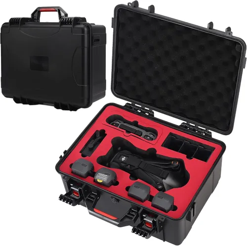 Vista 3 de Estuche rígido profesional Mavic 4 Pro, impermeable, bolsa de transporte de viaje para DJI Mavic 4 Pro Creator/Fly More Combo, compatible con DJI RC