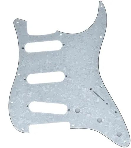 Vista 15 de KAISH - Golpeador de 11 agujeros estilo ST/Strat, SSS, para Stratocaster de EE. UU./México, perla de abulón