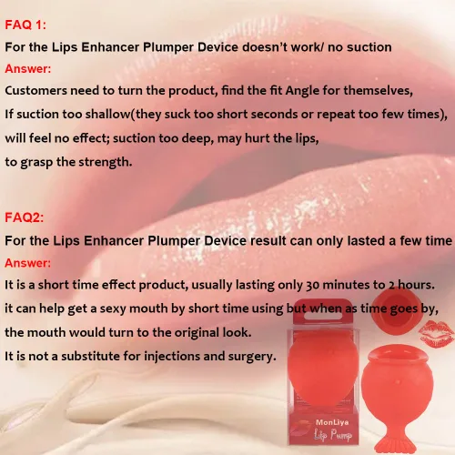 Vista 7 de Labios Potenciador Dispositivo Regordete Labios Silicona Forma de Pez Labios Plumper Labios Rellenar Labios Natural Pout Boca Herramienta Sexy Boca