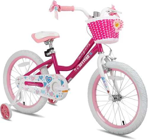 Vista 16 de JOYSTAR Angel Bicicleta para Niñas para Niñas Pequeñas y Niños de 2 a 13 Años, Bicicleta para Niños de 12, 14, 16, 18, 20 Pulgadas con Ruedas
