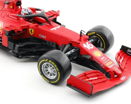 Vista 7 de XTD Bburago 118 Ferrari 2022 F1-75 16 55 F1 - Fórmula de carreras para automóvil de simulación estática de aleación fundida a presión 2022 F1-75 16
