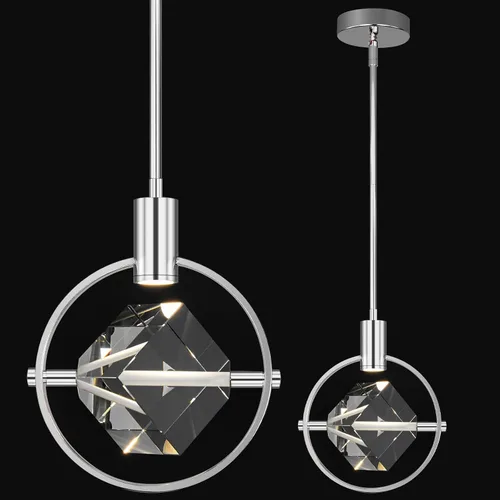 Vista 12 de Lámpara colgante de techo para isla de cocina, moderna mini luz colgante LED integrada, lámpara colgante de cristal en negro, dormitorio, comedor