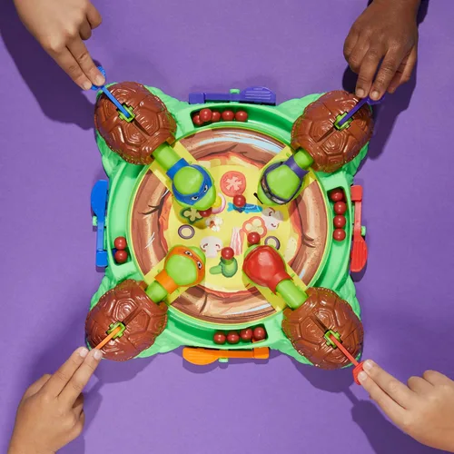 Vista 8 de Hungry Hungry Hippos: Teenage Mutant Ninja Turtles Edition Juego A partir de 4 años 2 a 4 jugadores Juegos de mesa para niños Regalos