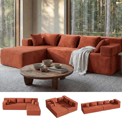 Vista 34 de MONVANE Sofá cama convertible de 55.5 pulgadas, sofá cama 2 en 1 sin hueso con bolsillo de almacenamiento, cómodo sofá de asiento profundo