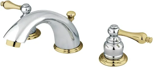 Vista 18 de Kingston Brass KB976AL - Grifo victoriano de baño extendido, cobre antiguo, 10 x 5.75 x 4.06