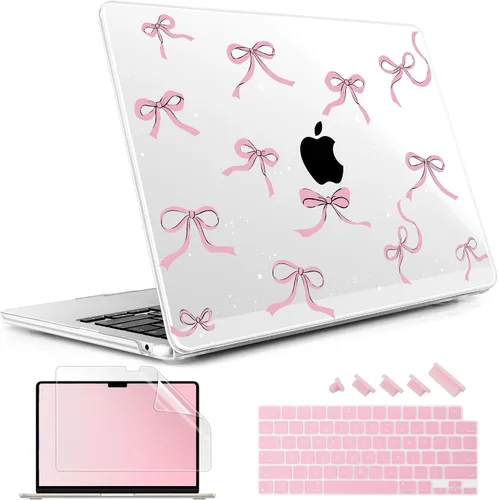 Vista 30 de May Chen Funda rígida de plástico para MacBook Air de 13.6 pulgadas 2026 2025 2024-2022 M5 A3449 M4 A3240 M3 A3113 M2 A2681, carcasa rígida