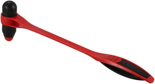 Vista 2 de Martillo de masaje para aliviar el estrés de la espalda y el cuerpo, masor de plástico de mano elástico flexible (A)