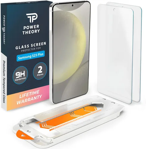 Vista 12 de Power Theory Protector de pantalla diseñado para Samsung Galaxy S20 FE 5G / 4G, vidrio templado [dureza 9H], kit de fácil instalación, 99% HD libre