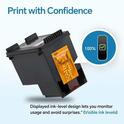 Vista 7 de Cartuchos de tinta 67 XL paquete combinado negro/color compatible con HP Ink 67 67XL de alto rendimiento, reemplazo para HP67 Work para impresora HP