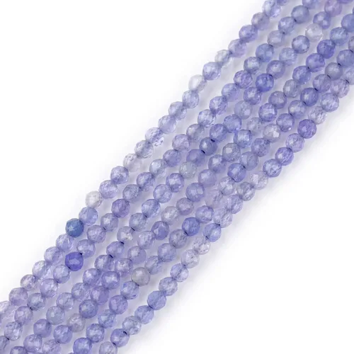 Vista 47 de GEM-Inside Cuentas espaciadoras redondas facetadas de gemas de lapislázuli azul natural semipreciosas de 2mm para hacer joyas 15