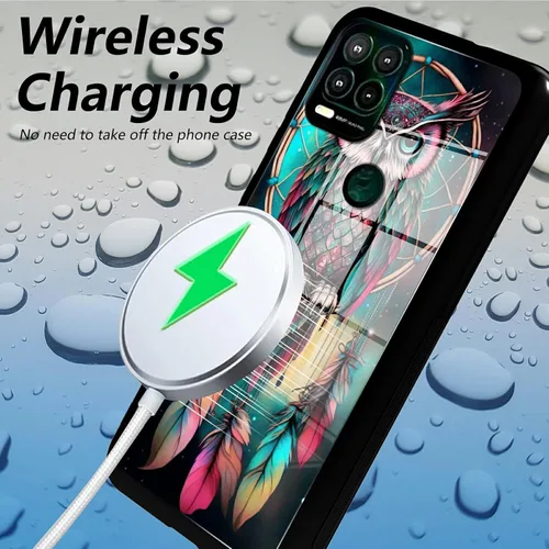 Vista 199 de Funda para Motorola Moto G Stylus 5G 2021 de vidrio templado, funda negra con diseño de mujer negra africana para mujeres y hombres, antiarañazos, a