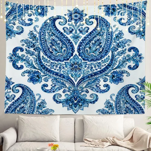 Vista 52 de Shrahala Circles Tapestry, Abstract Art With Various Circles Wall Hanging Hd Print Polyester Backdrop For Dorm Room Bedroom 30 X 40 In