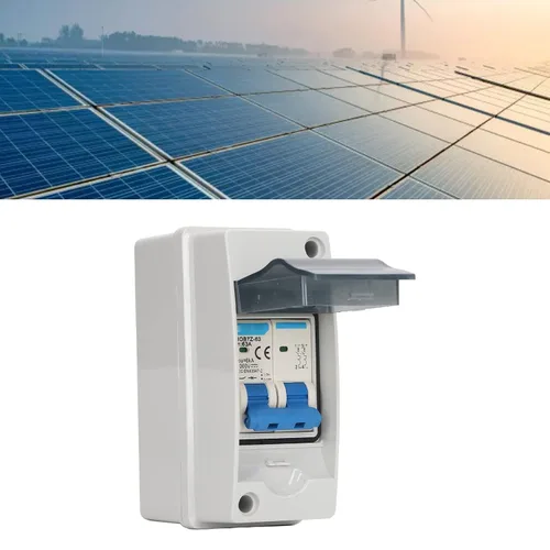 Vista 4 de Interruptor de desconexión PV DC 63A 1000V IP65 Interruptor de aislamiento solar con cubierta transparente Disyuntor de CC para sistema solar Hogar