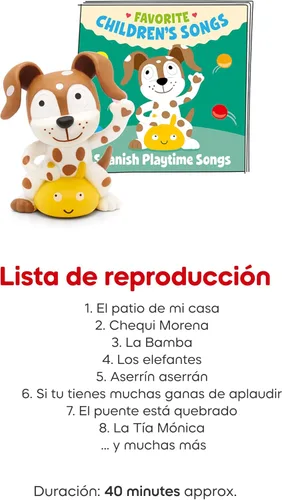 Vista 6 de Figurita de juguete de audio de canciones de tiempo de juego en español de Tonies