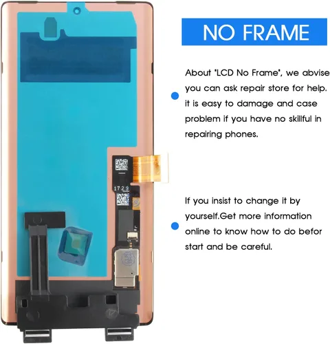 Vista 3 de Para Google Pixel 6 Pro 5G Reemplazo de pantalla para Google Pixel 6 Pro 5G Pantalla LCD para Pixel 6 Pro 5G GLUOG G8VOU Digitalizador Pantalla