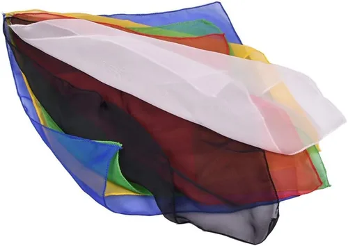 Vista 3 de SUMAG Magic Silk - 6 bufandas mágicas de 30 × 11.8 in, bufandas de cambio de color de seda, trucos de magia para magos