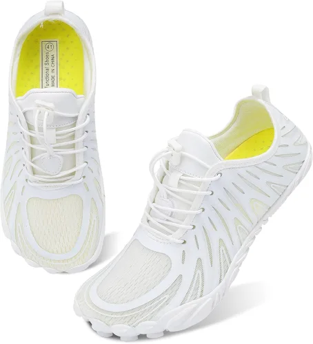Vista 2 de Scurtain Unisex Mens Womens Athletic Hiking Water Shoes Quick Dry Barefoot Aqua Shoes Swim Shoes Beach Shoes with Drainage