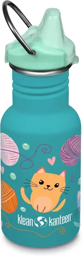 Vista 4 de Klean Kanteen Botella para sorber clásica para niños de 12 oz - Zorros