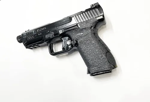 Vista 5 de Handleitgrips Cinta de agarre para pistola de papel de lija para Canik TP9 Combat Elite