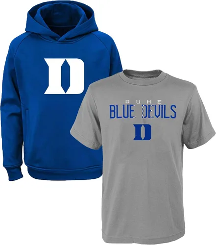 Vista 6 de NCAA Youth 8-20 - Conjunto combinado de sudadera con capucha y camiseta con logotipo primario de poliéster de rendimiento de 2