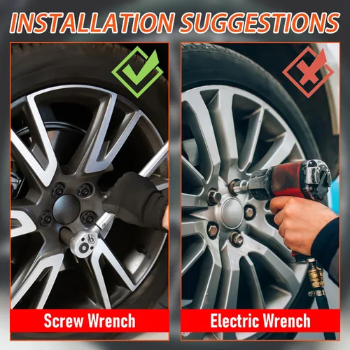 Vista 2 de WayJun 4 tuercas de rueda M12 x 1.5 compatibles con modelos seleccionados BMW E46 325 E90 E39 E60 E53 36136781150
