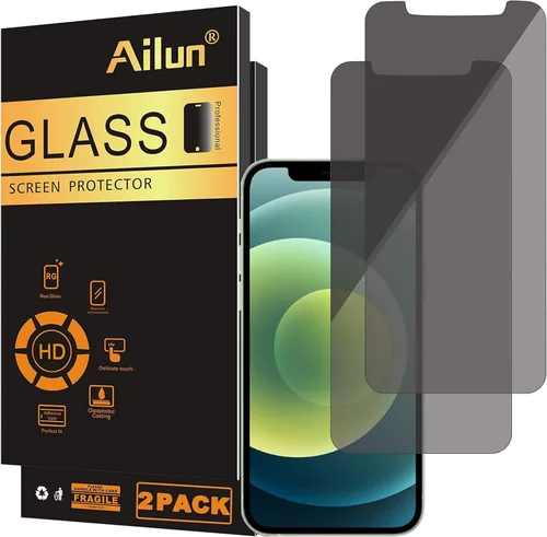Vista 20 de Ailun Protector de pantalla de privacidad para iPhone 11 Pro/iPhone Xs/iPhone X [5.8 pulgadas], paquete de 2 fundas antiespía y protección privada