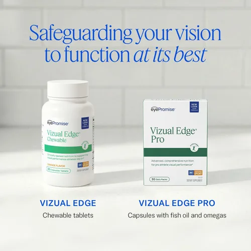 Vista 8 de EyePromise Vizual Edge Chew Performance - Vitamina para los ojos con certificación NSF para el deporte y la vitamina oficial para los ojos