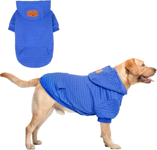 Vista 60 de BEAUTYZOO - Sudadera con capucha para perros con agujero para correa y bolsillo, suéteres para perros pequeños, medianos y grandes, niños y niñas