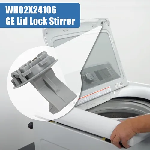 Vista 4 de WH02X24106 para agitador de bloqueo de tapa GE Nuevo