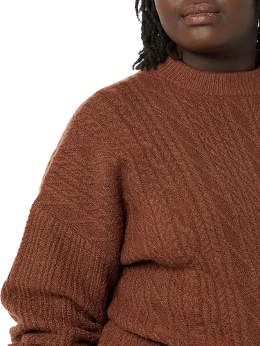 Vista 5 de Tienda Essentials Suéter de cuello redondo suave para mujer (disponible en tallas grandes)