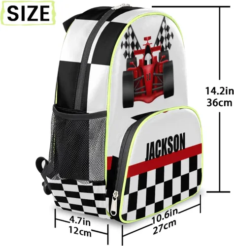 Vista 3 de Mochila personalizada para niños pequeños, mini mochilas personalizadas para preescolar, mochila escolar para niños y niñas, camión volquete, Opción