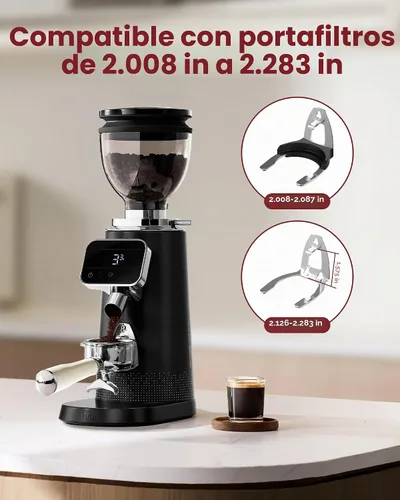 Vista 6 de Tuni Molinillo de grano de café G3 de 2.520 in, 100 ajustes de molienda Negro