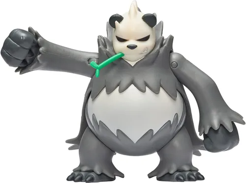Vista 2 de Pokémon - Característica de batalla - Pandarbare (Pangoro) - Figura Pandarbarian articulada de 4.7 in con función de patada - Puño de Hierro